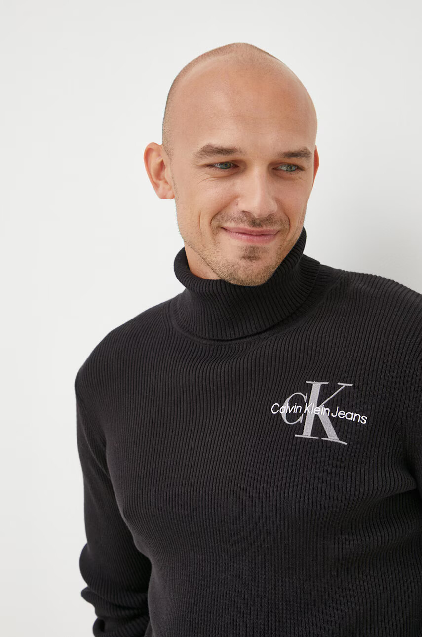Calvin Klein Jeans Памучен пуловер - Pepit.bg