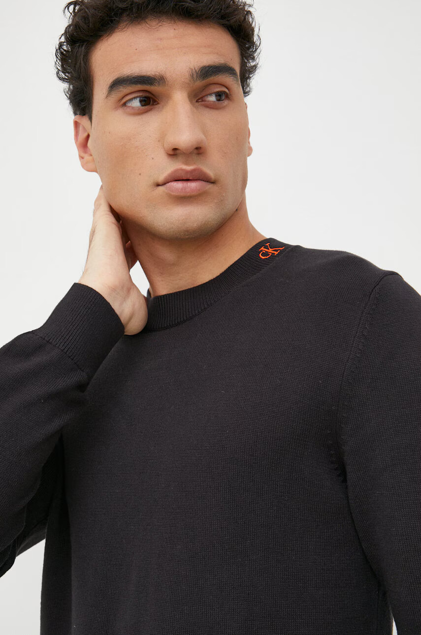 Calvin Klein Jeans Памучен пуловер - Pepit.bg