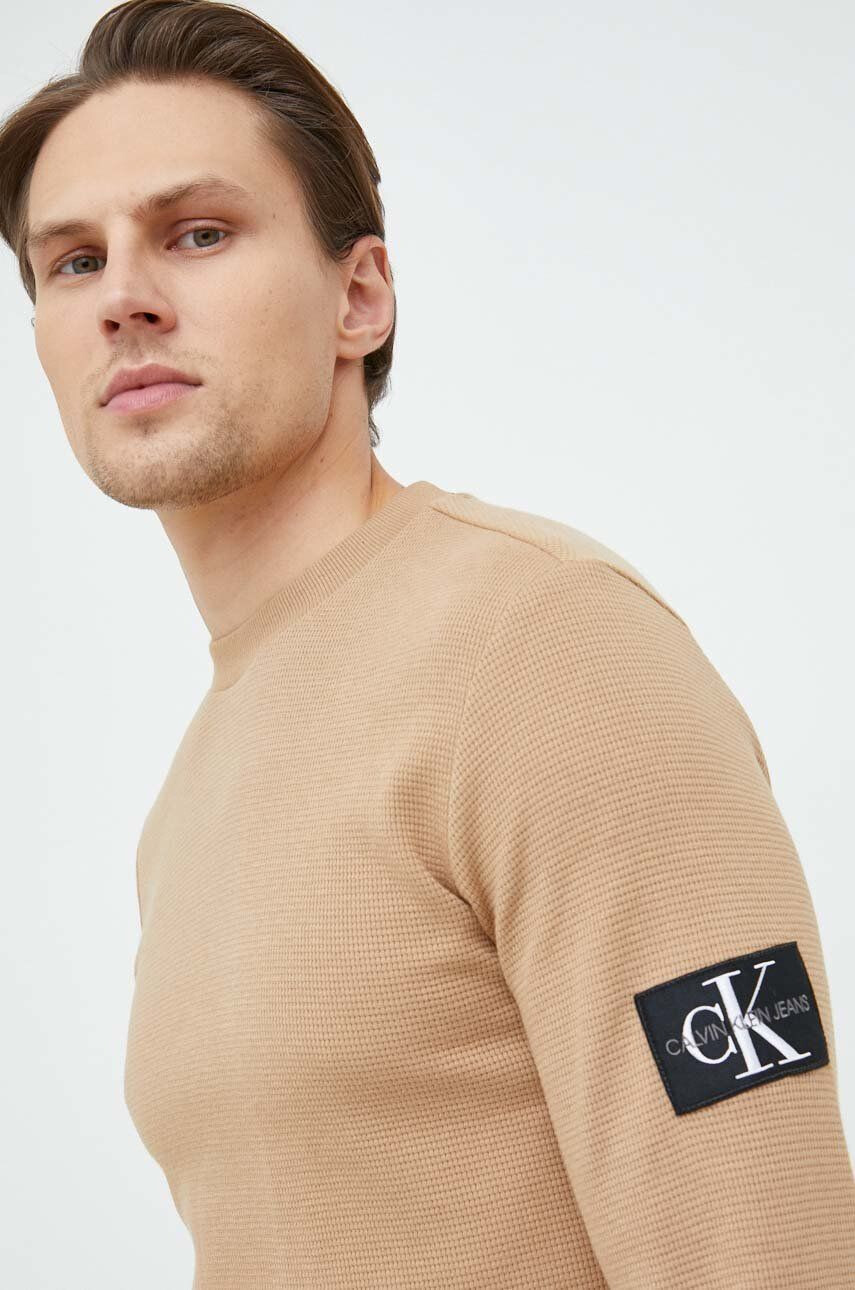 Calvin Klein Jeans Памучен пуловер - Pepit.bg