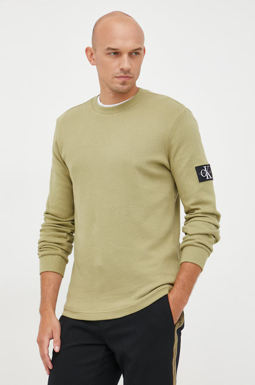 Calvin Klein Jeans Памучен пуловер - Pepit.bg