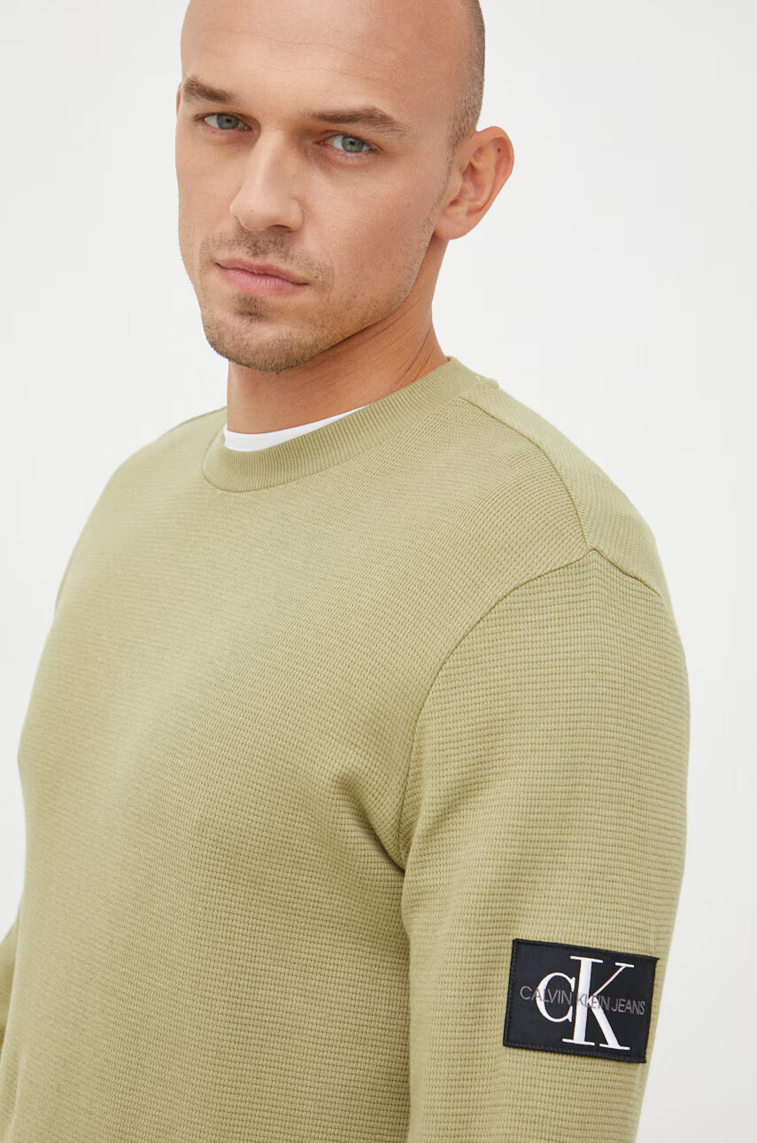 Calvin Klein Jeans Памучен пуловер - Pepit.bg