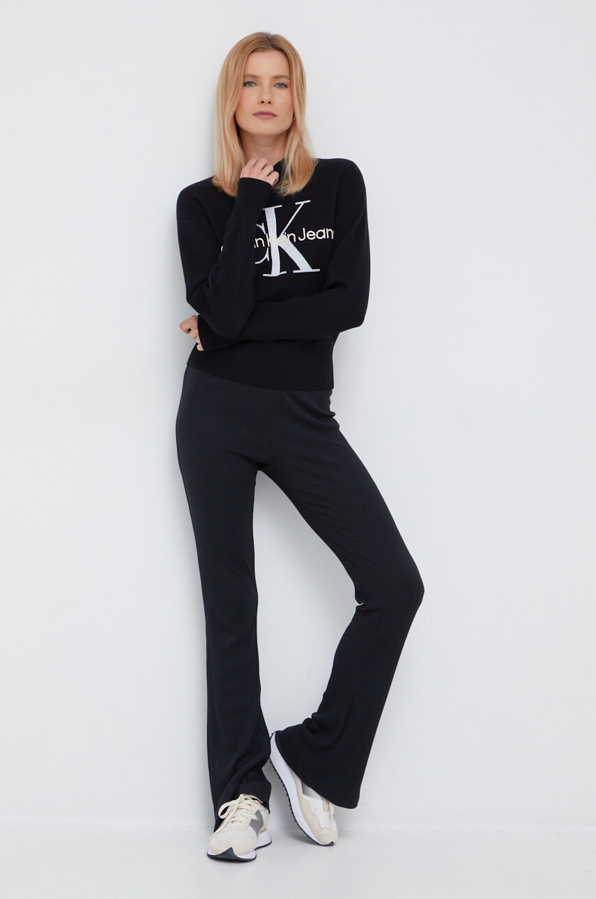 Calvin Klein Jeans Памучен пуловер - Pepit.bg