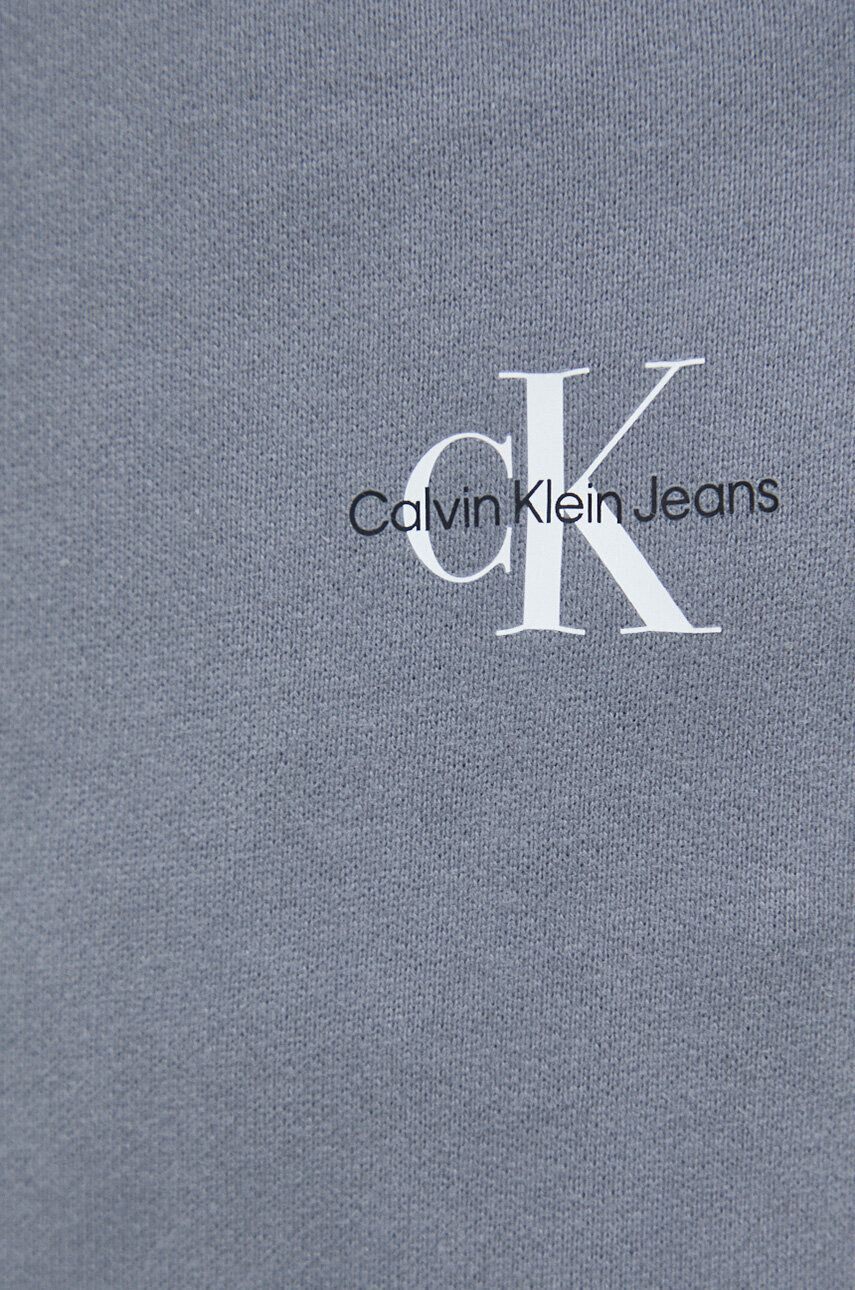 Calvin Klein Jeans Памучен спортен панталон в синьо с изчистен дизайн - Pepit.bg