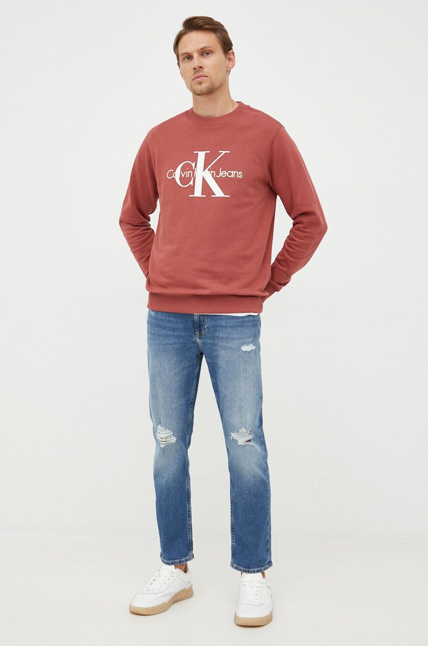 Calvin Klein Jeans Памучен суичър - Pepit.bg