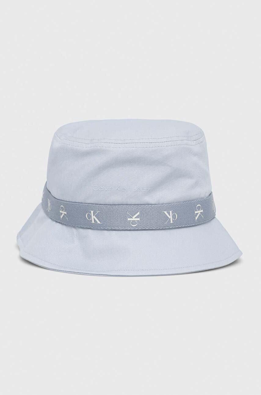 Calvin Klein Jeans Памучна капела в синьо от памук - Pepit.bg