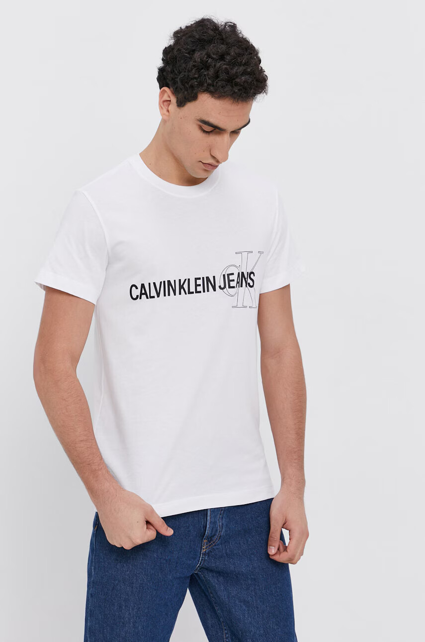 Calvin Klein Jeans Памучна тениска - Pepit.bg