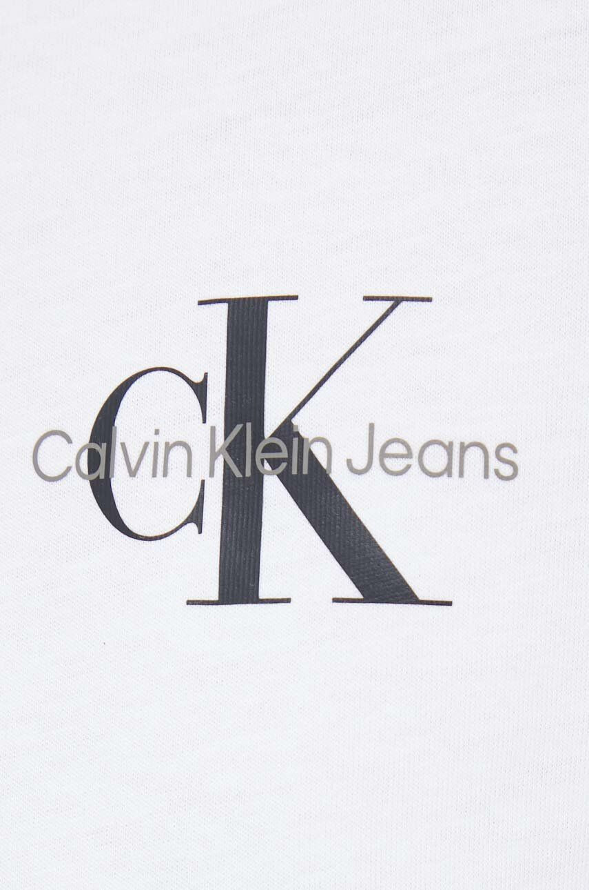 Calvin Klein Jeans Памучна тениска (2 броя) в бяло - Pepit.bg