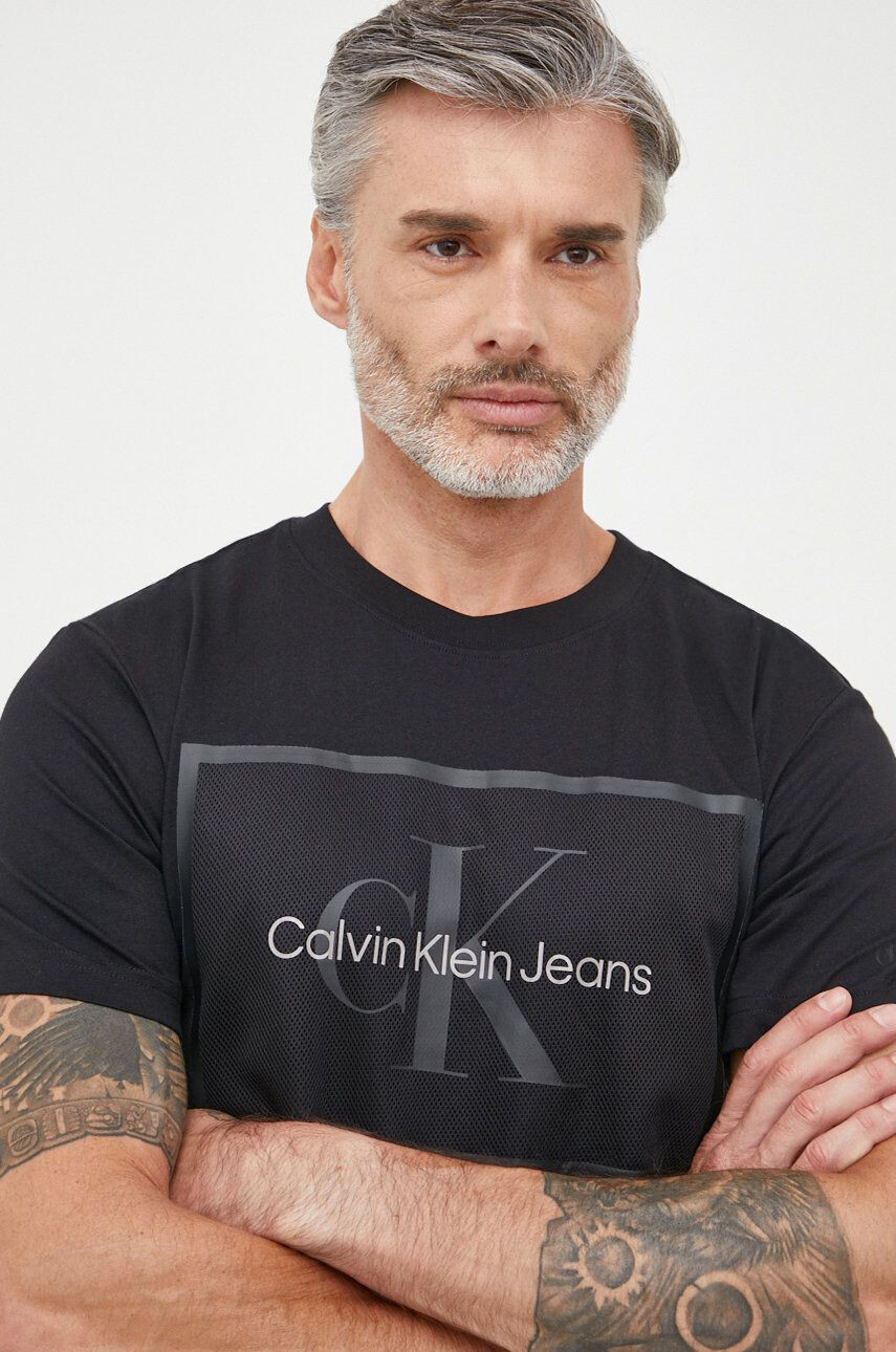 Calvin Klein Jeans Памучна тениска - Pepit.bg