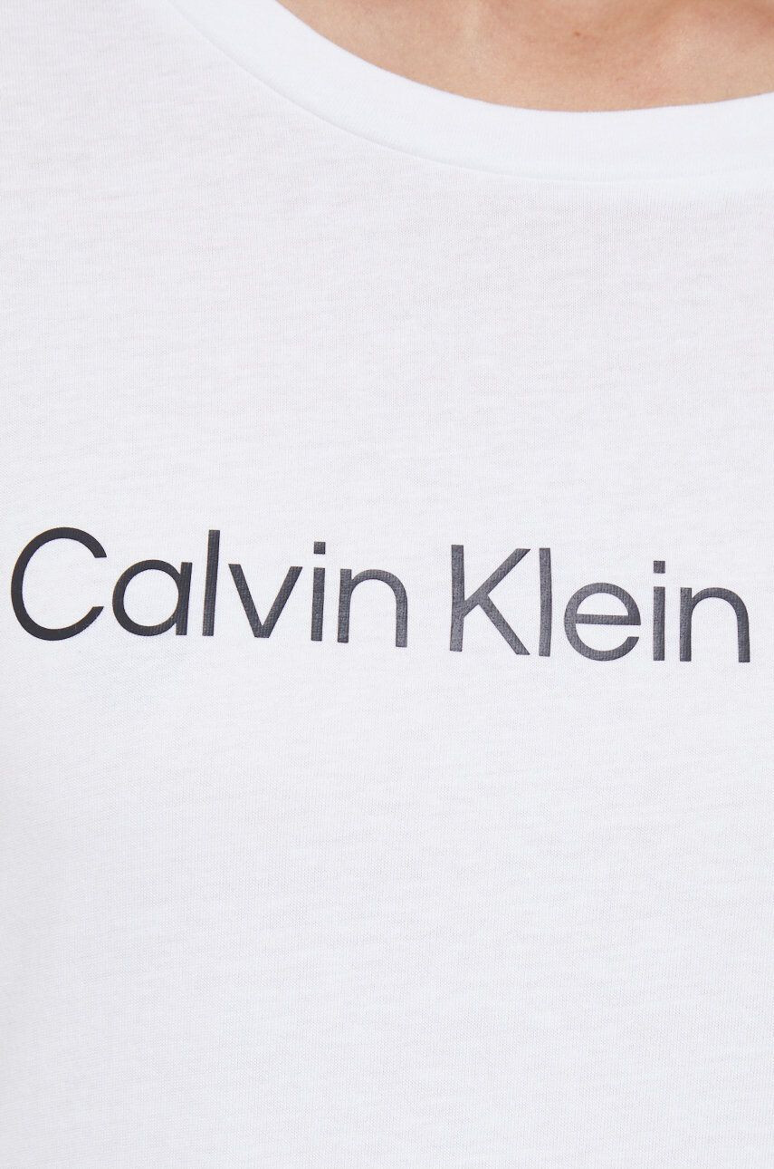 Calvin Klein Jeans Памучна тениска в сиво - Pepit.bg