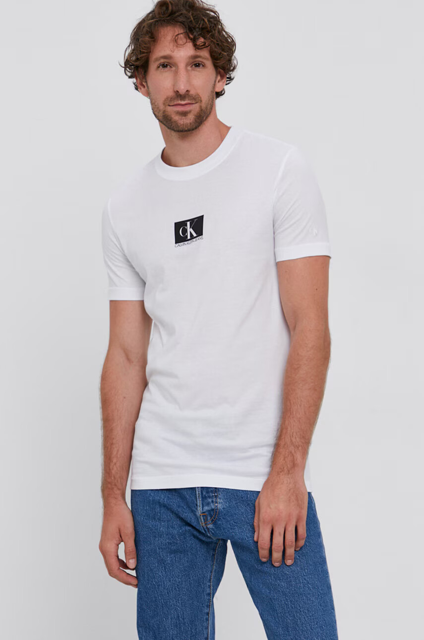 Calvin Klein Jeans Памучна тениска - Pepit.bg