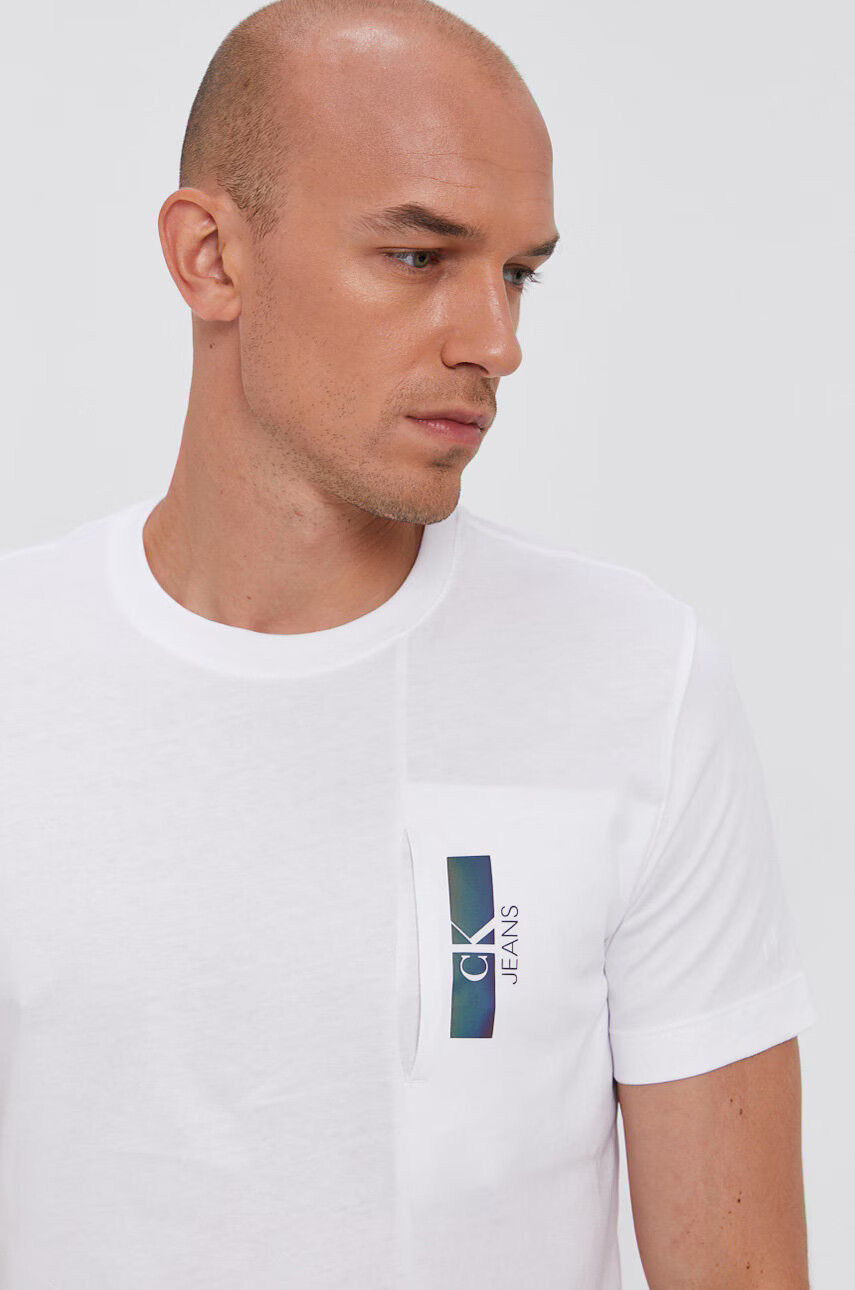 Calvin Klein Jeans Памучна тениска - Pepit.bg