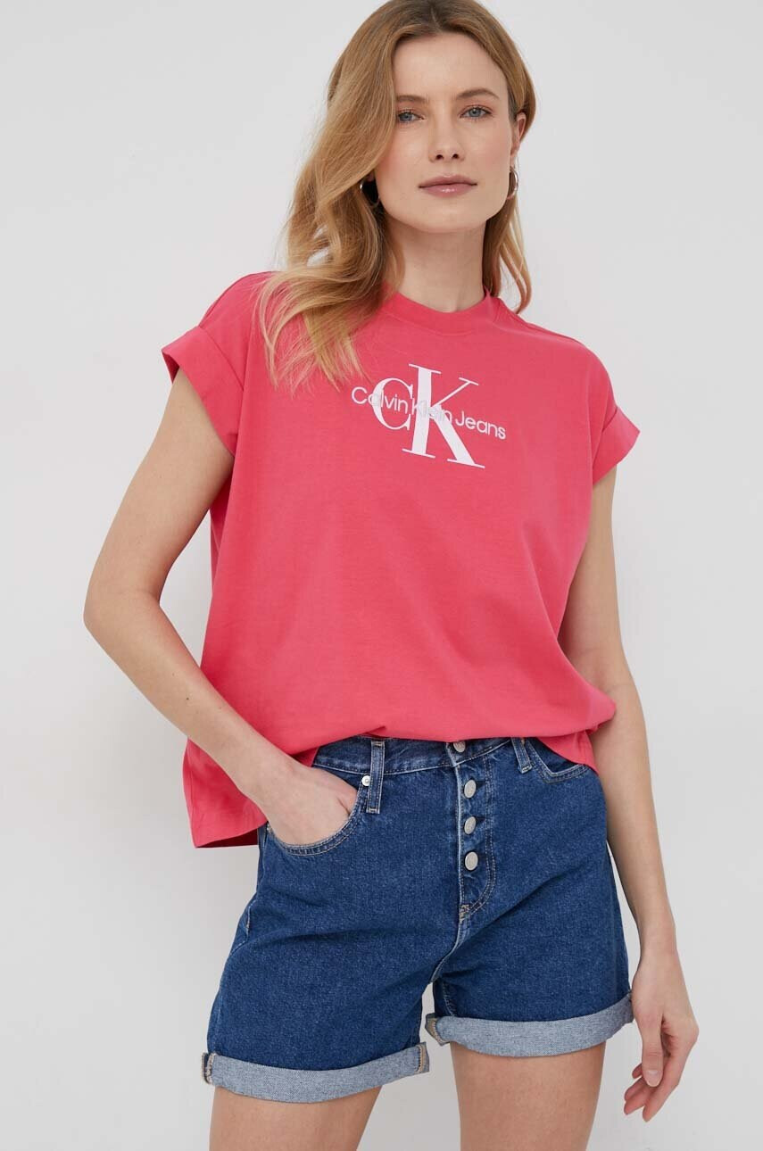 Calvin Klein Jeans Памучна тениска - Pepit.bg