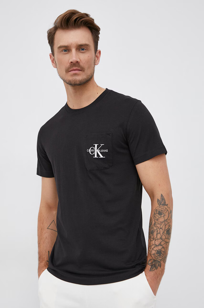 Calvin Klein Jeans Памучна тениска - Pepit.bg