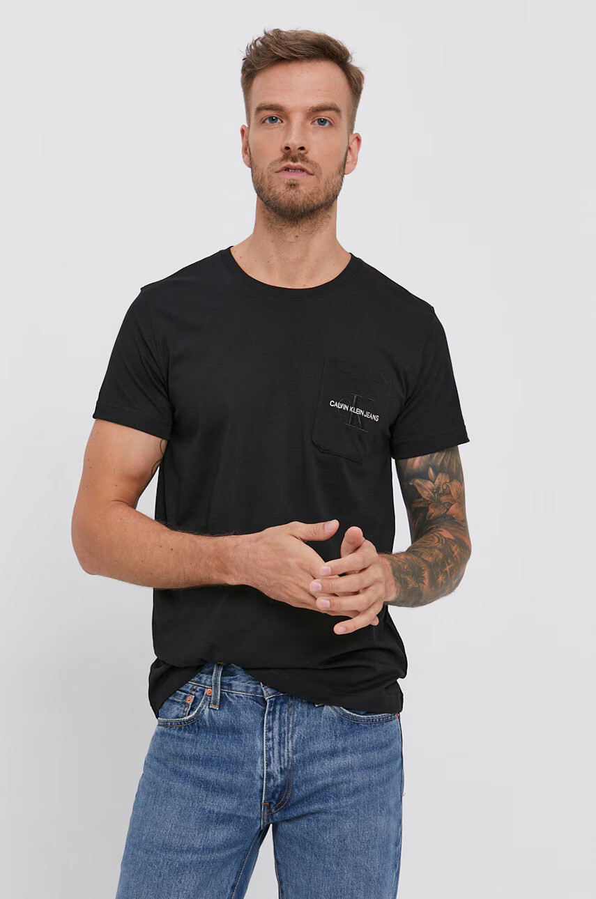 Calvin Klein Jeans Памучна тениска - Pepit.bg