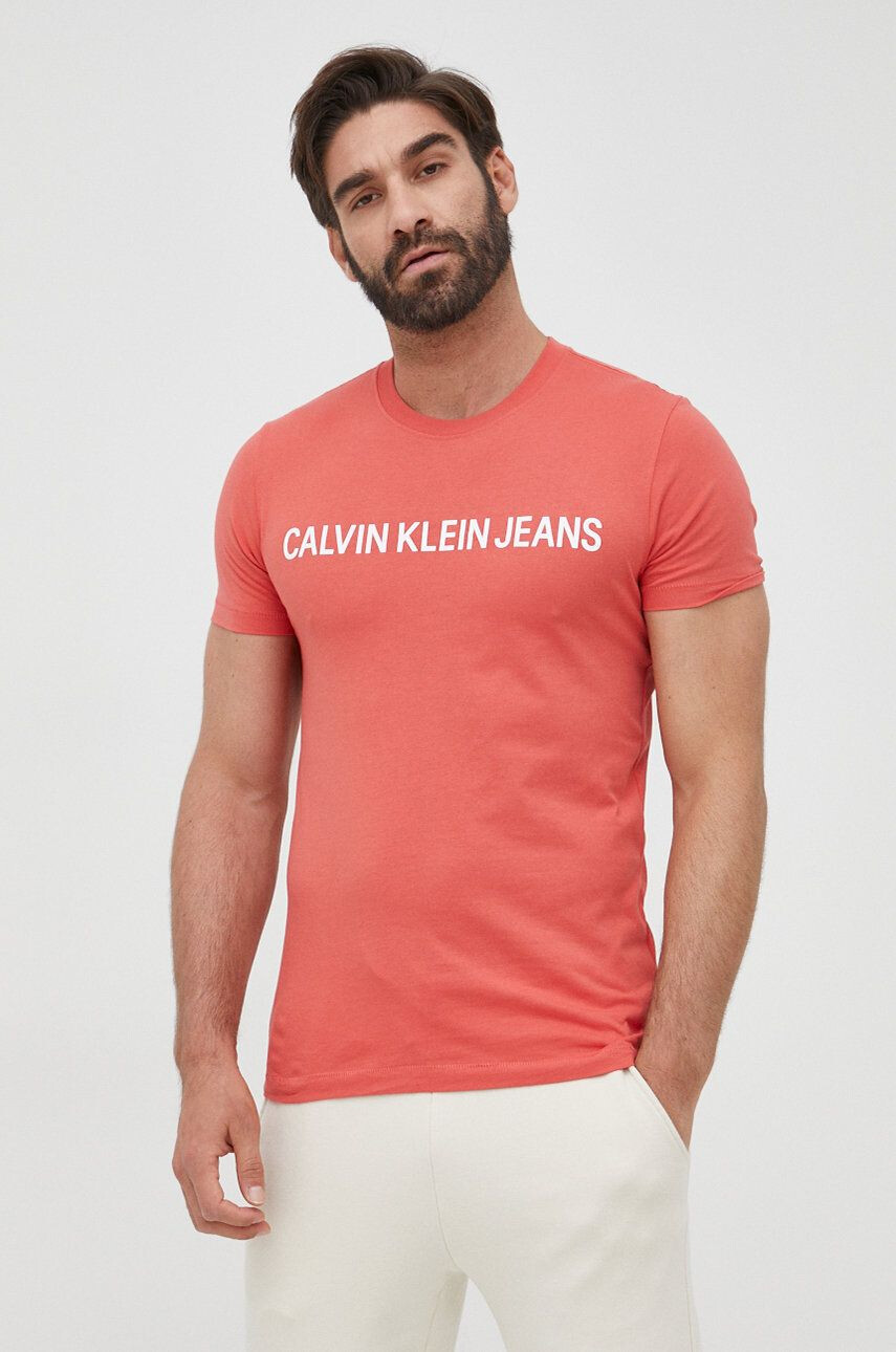 Calvin Klein Jeans Памучна тениска - Pepit.bg