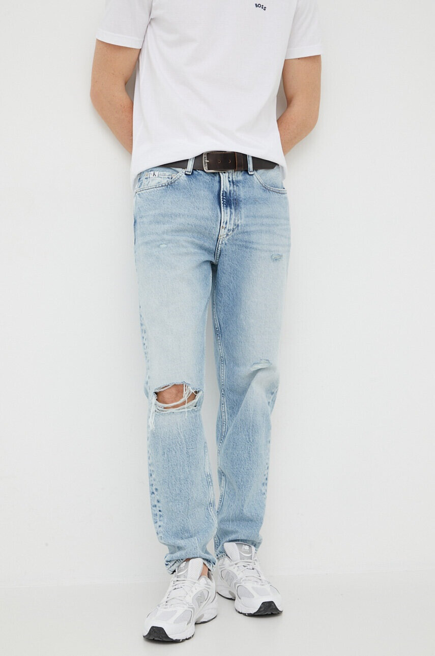 Calvin Klein Jeans Памучни дънки в - Pepit.bg