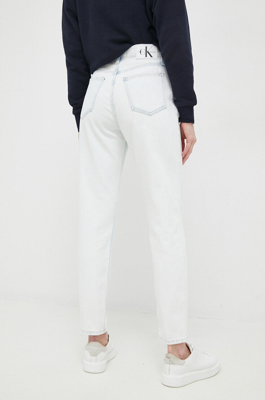 Calvin Klein Jeans Памучни дънки в с висока талия - Pepit.bg