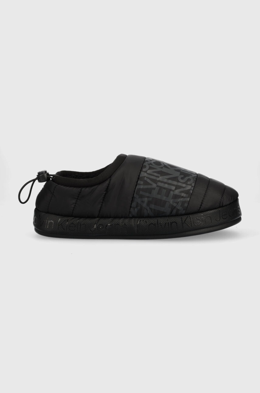Calvin Klein Jeans Пантофи Home Slipper W/coulisse в черно - Pepit.bg