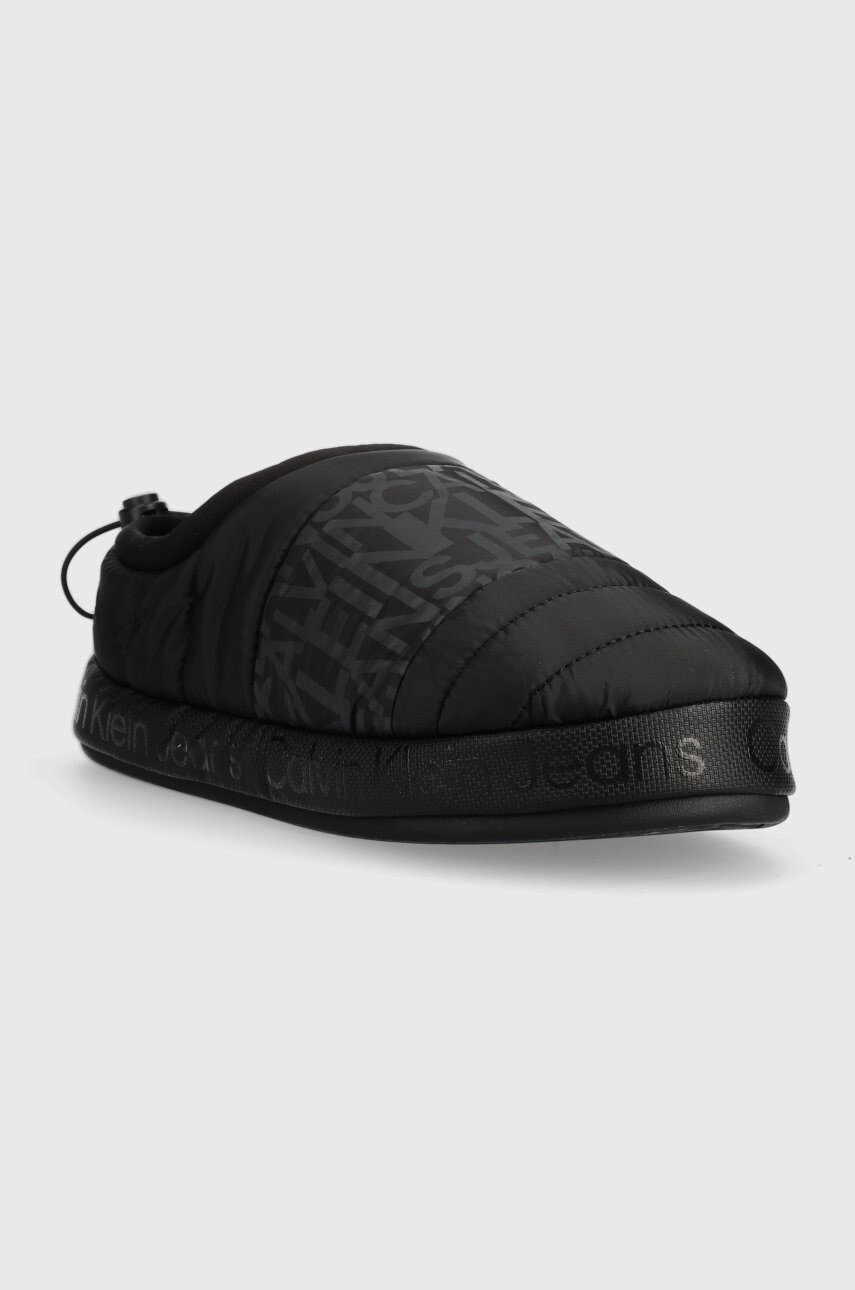 Calvin Klein Jeans Пантофи Home Slipper W/coulisse в черно - Pepit.bg