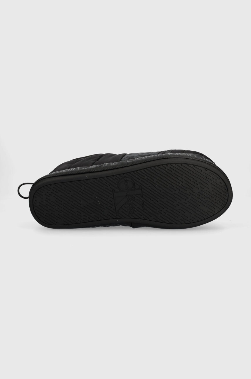 Calvin Klein Jeans Пантофи Home Slipper W/coulisse в черно - Pepit.bg