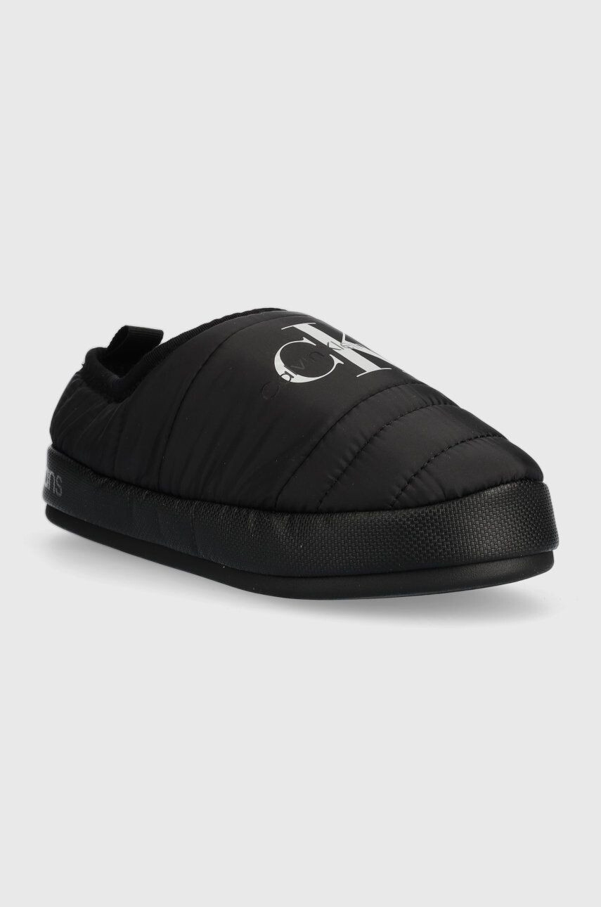 Calvin Klein Jeans Пантофи Home Slipper Wn в черно - Pepit.bg