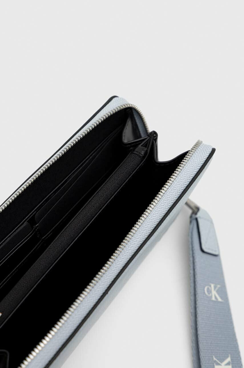 Calvin Klein Jeans Портмоне Дамски в синьо - Pepit.bg