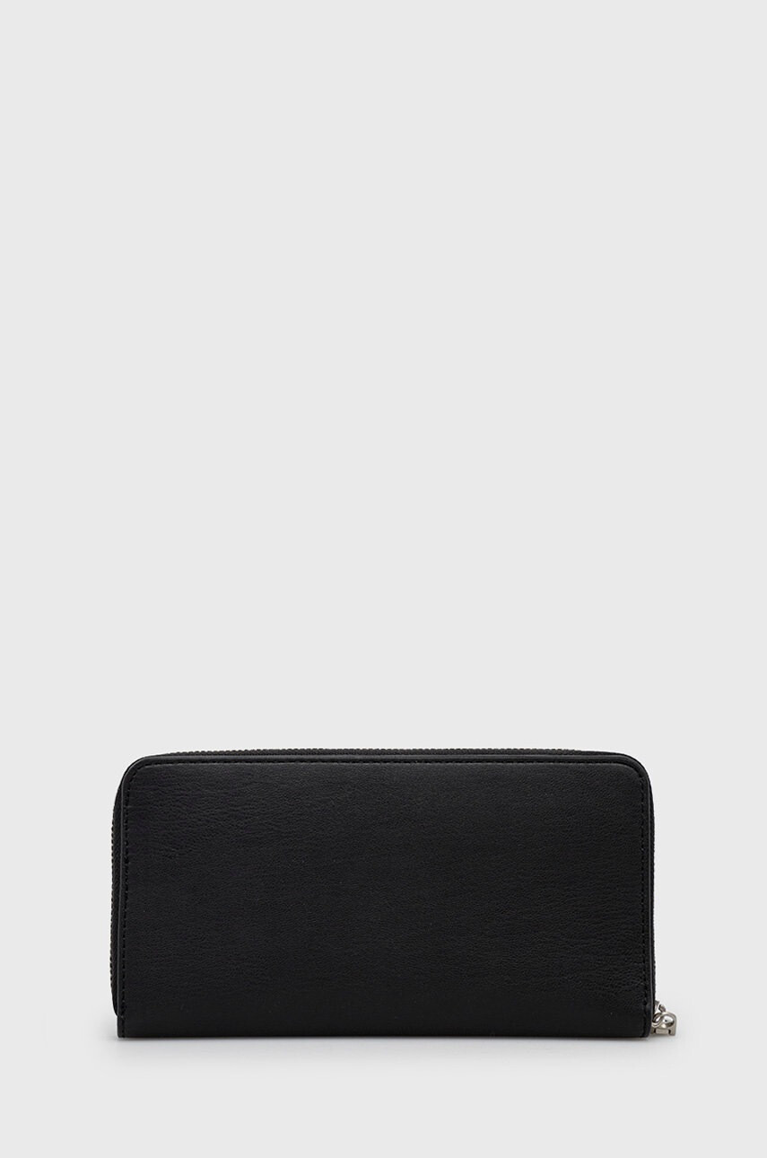Calvin Klein Jeans Портмоне дамски в черно - Pepit.bg