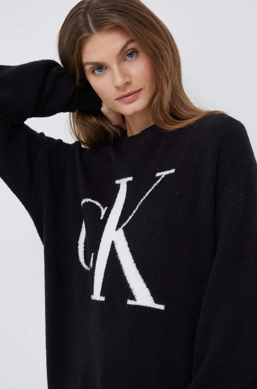 Calvin Klein Jeans Пуловер с вълна - Pepit.bg
