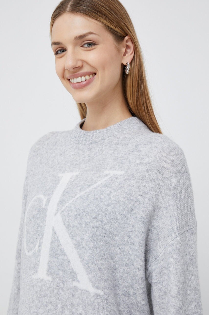 Calvin Klein Jeans Пуловер с вълна - Pepit.bg