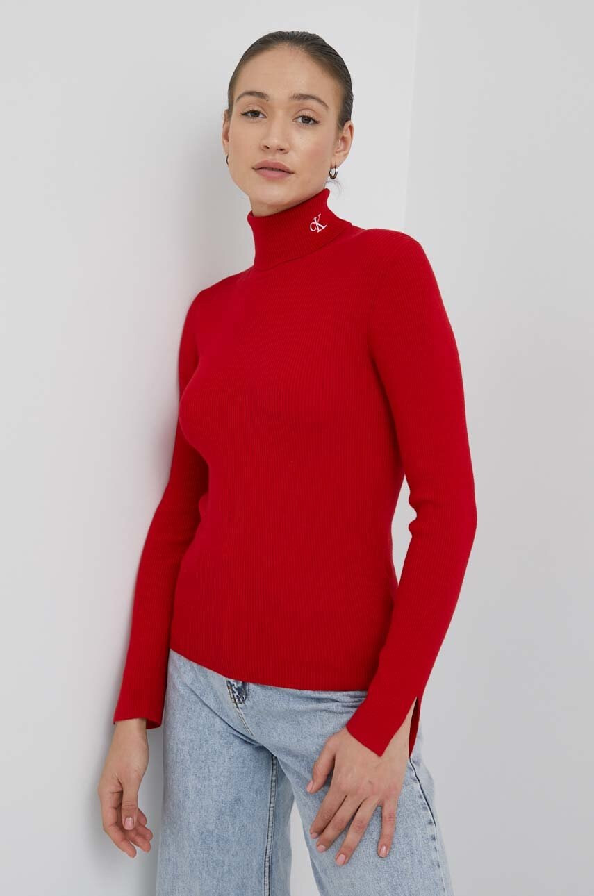 Calvin Klein Jeans Пуловер с вълна - Pepit.bg