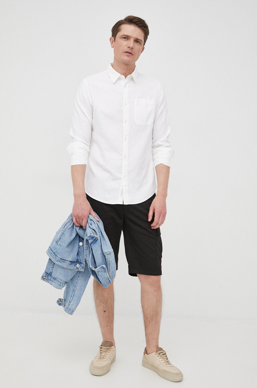 Calvin Klein Jeans Риза с лен - Pepit.bg