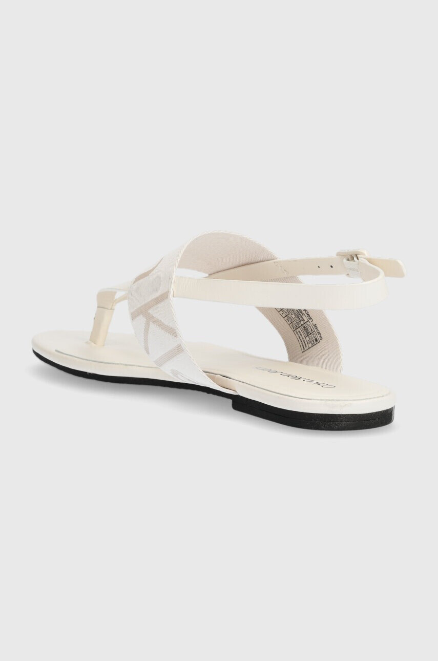 Calvin Klein Jeans Сандали FLAT SANDAL WEBBING в бежово YW0YW00956 - Pepit.bg