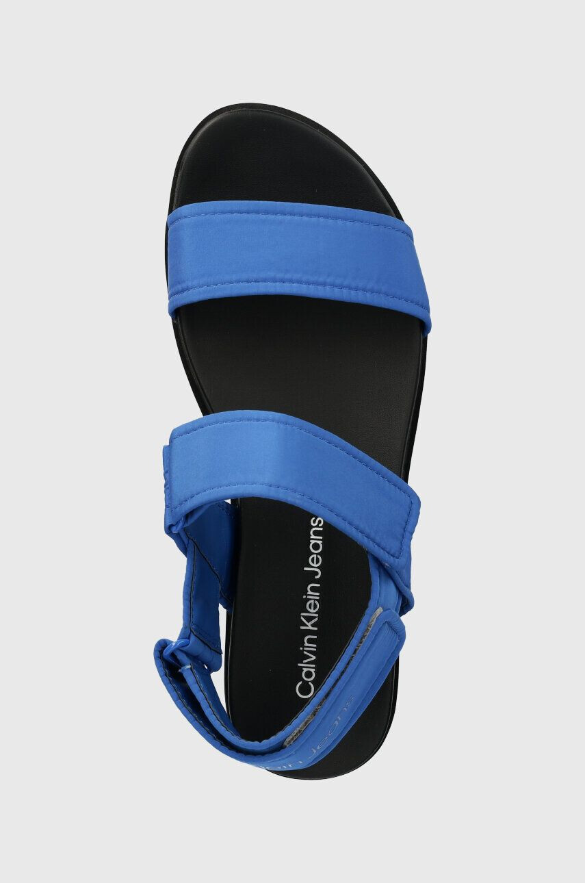 Calvin Klein Jeans Сандали FLATFORM SANDAL SOFTNY в синьо с платформа YW0YW00965 - Pepit.bg