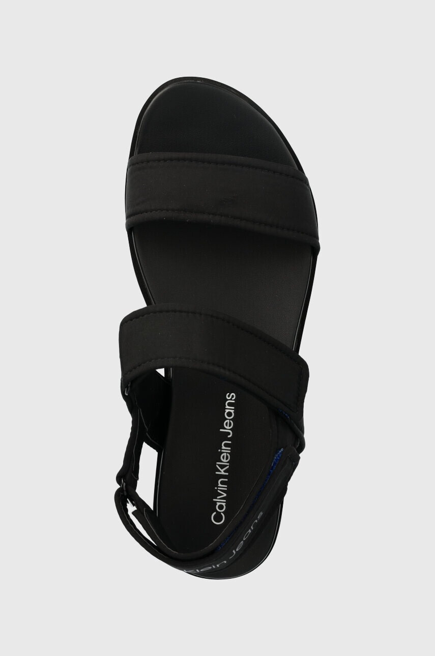 Calvin Klein Jeans Сандали FLATFORM SANDAL SOFTNY в черно с платформа YW0YW00965 - Pepit.bg