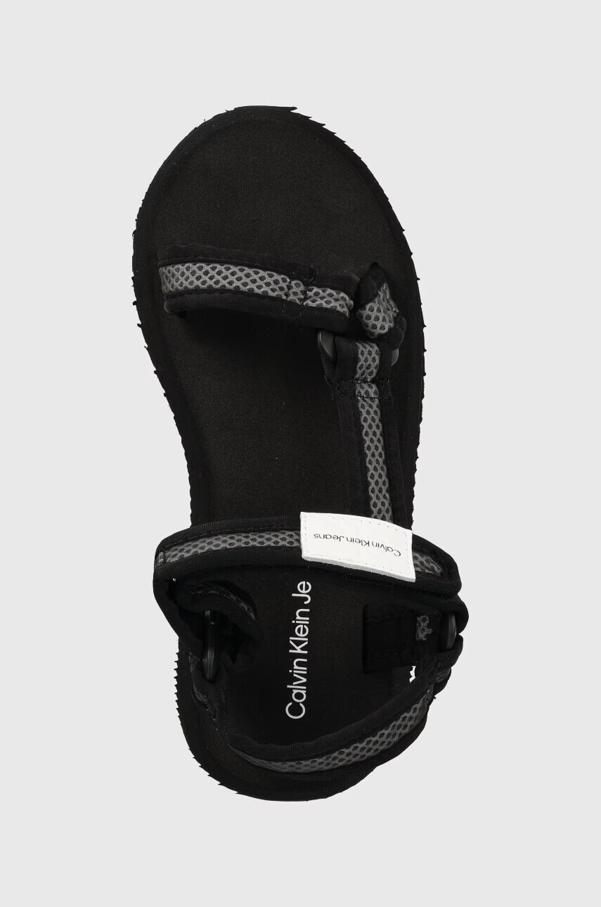 Calvin Klein Jeans Сандали PREFRESATO SANDAL WEBBING XRAY в черно с платформа YW0YW00969 - Pepit.bg
