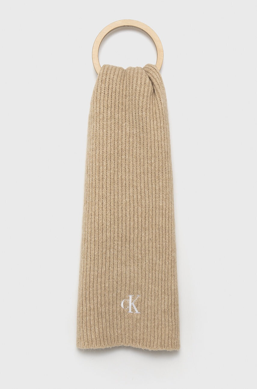 Calvin Klein Jeans Шал с вълна - Pepit.bg