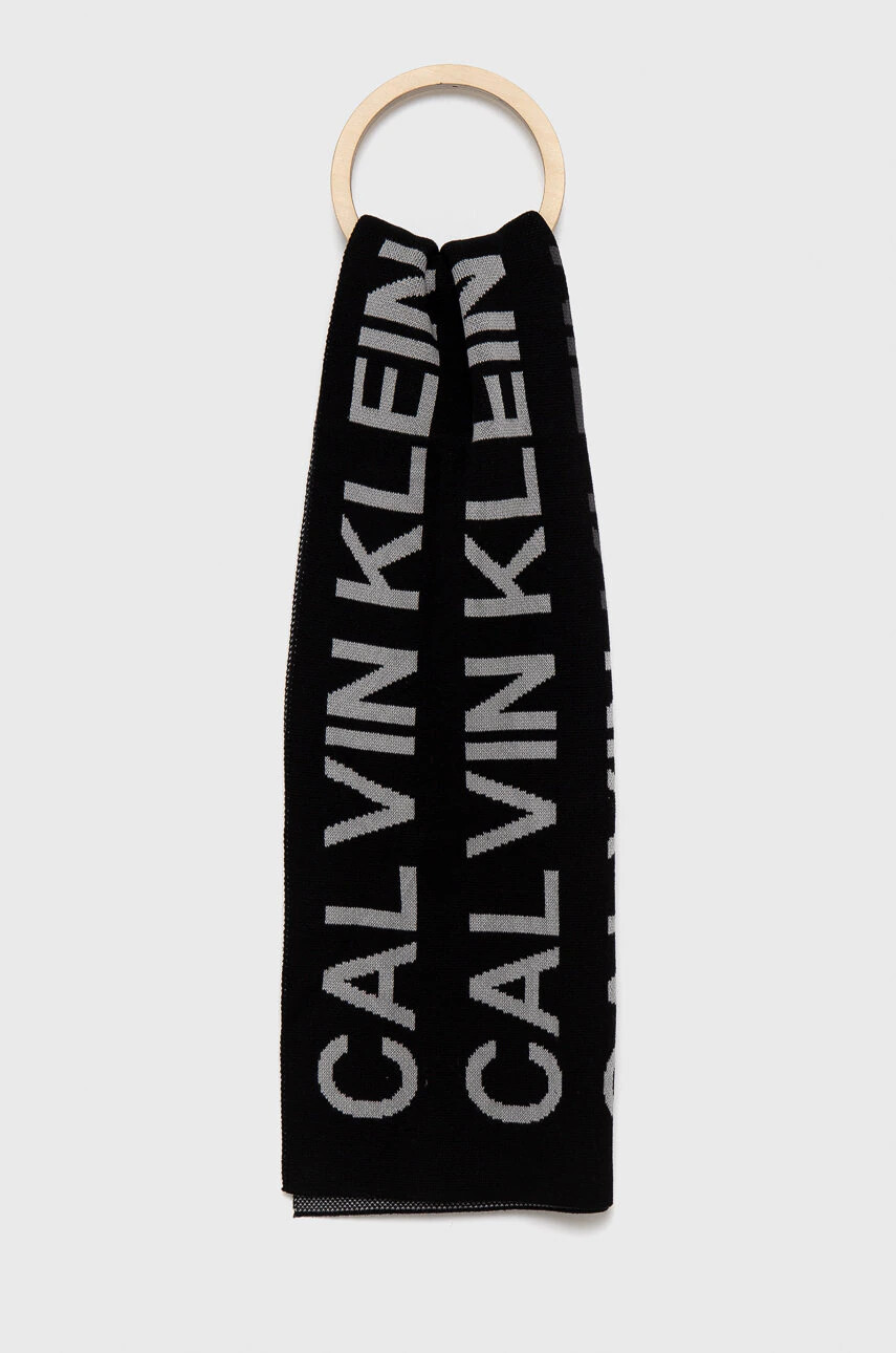 Calvin Klein Jeans Шапка и шал в черно - Pepit.bg