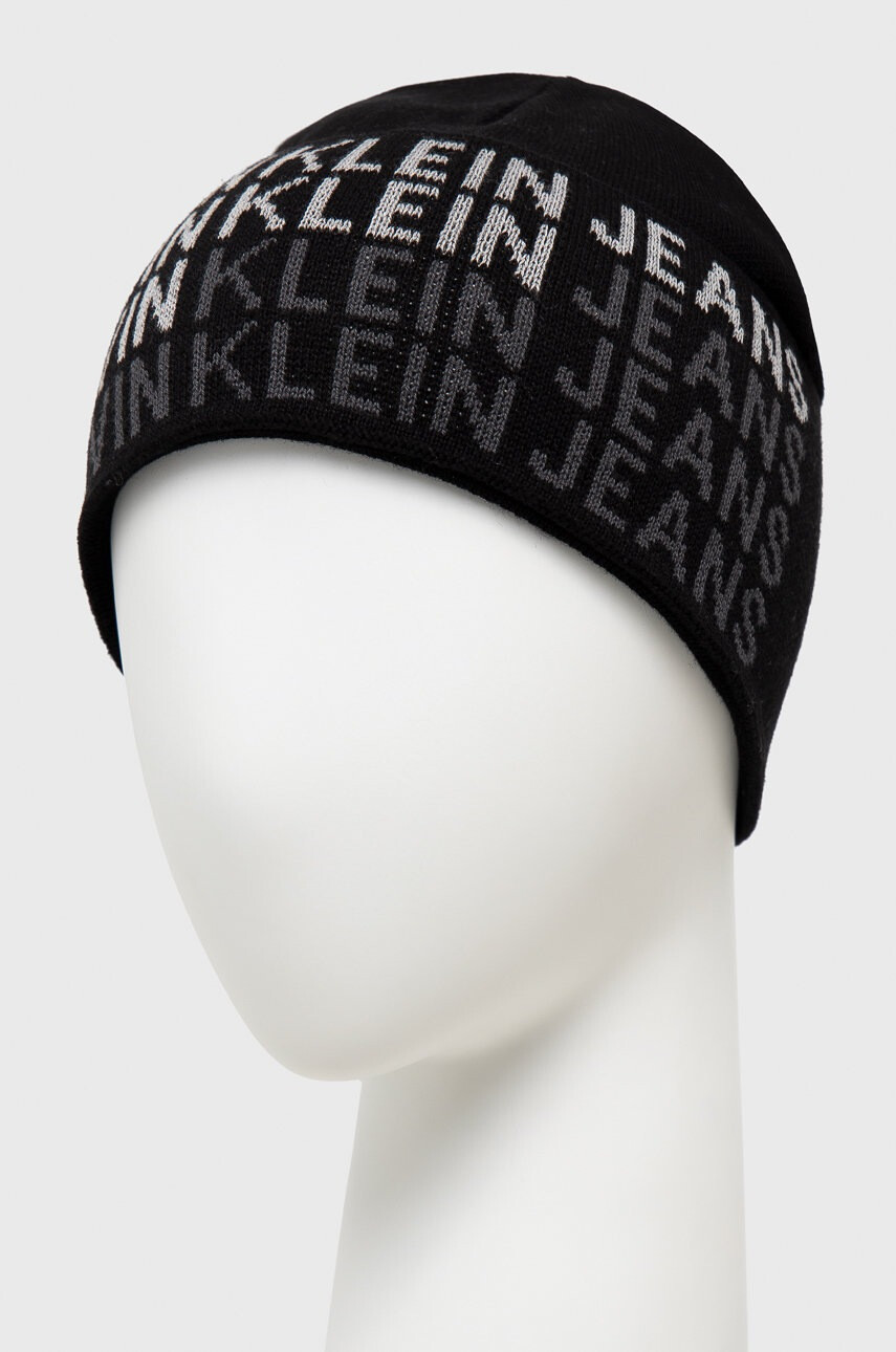 Calvin Klein Jeans Шапка и шал в черно - Pepit.bg