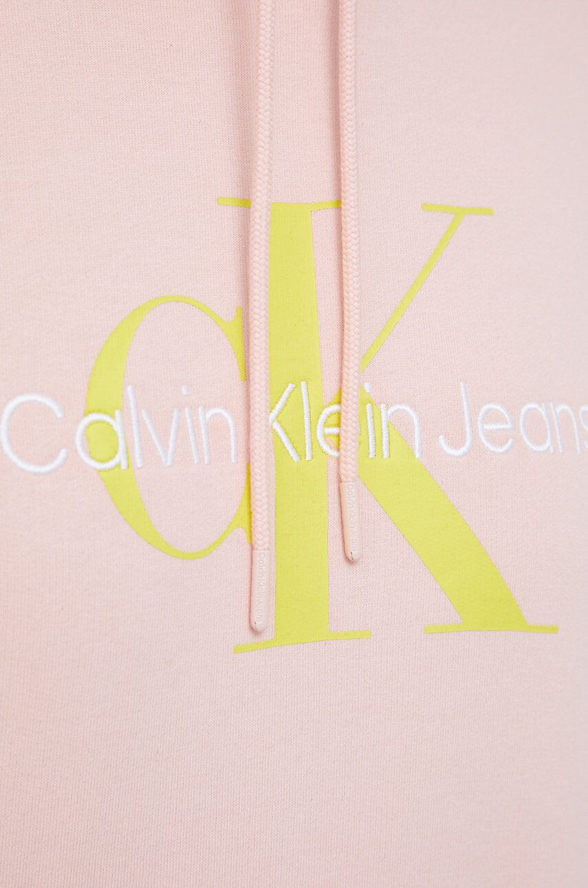 Calvin Klein Jeans Суичър в розово с изчистен дизайн - Pepit.bg