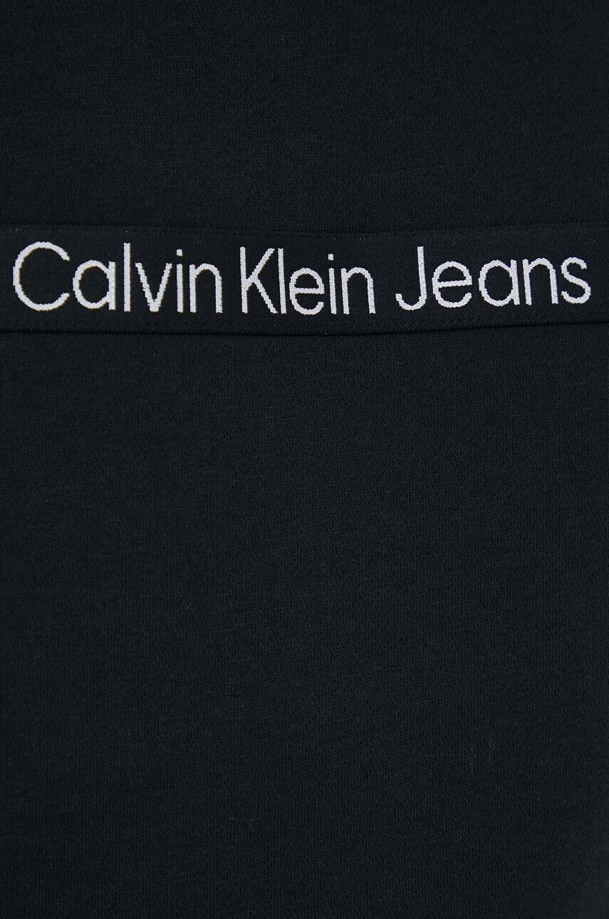 Calvin Klein Jeans Суичър в черно с апликация - Pepit.bg