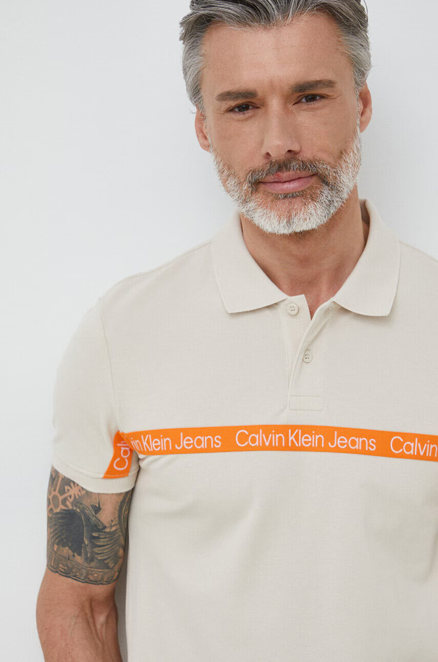 Calvin Klein Jeans Тениска с яка - Pepit.bg