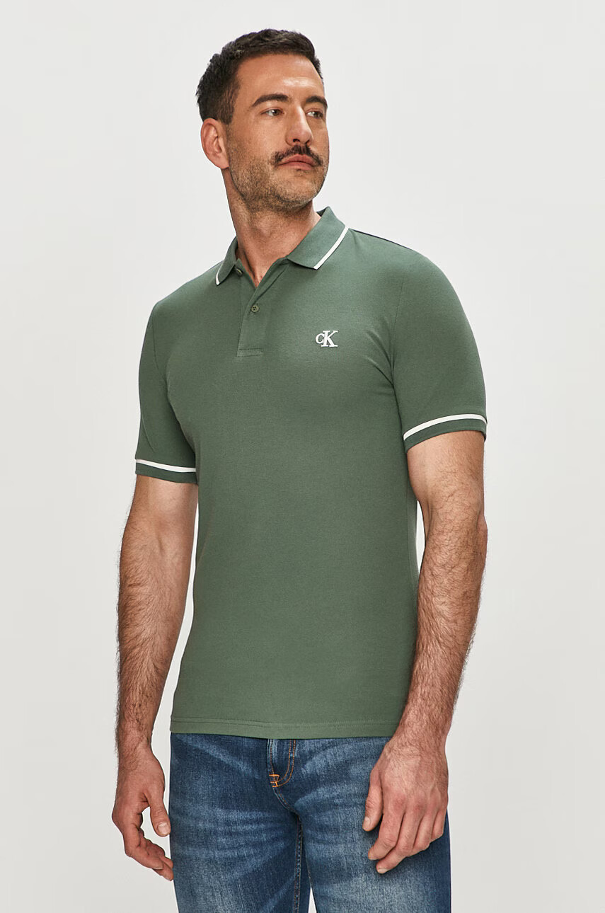 Calvin Klein Jeans Тениска с яка - Pepit.bg