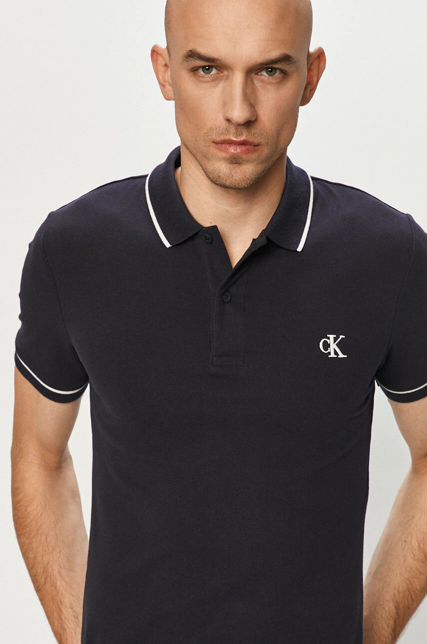 Calvin Klein Jeans Тениска с яка - Pepit.bg
