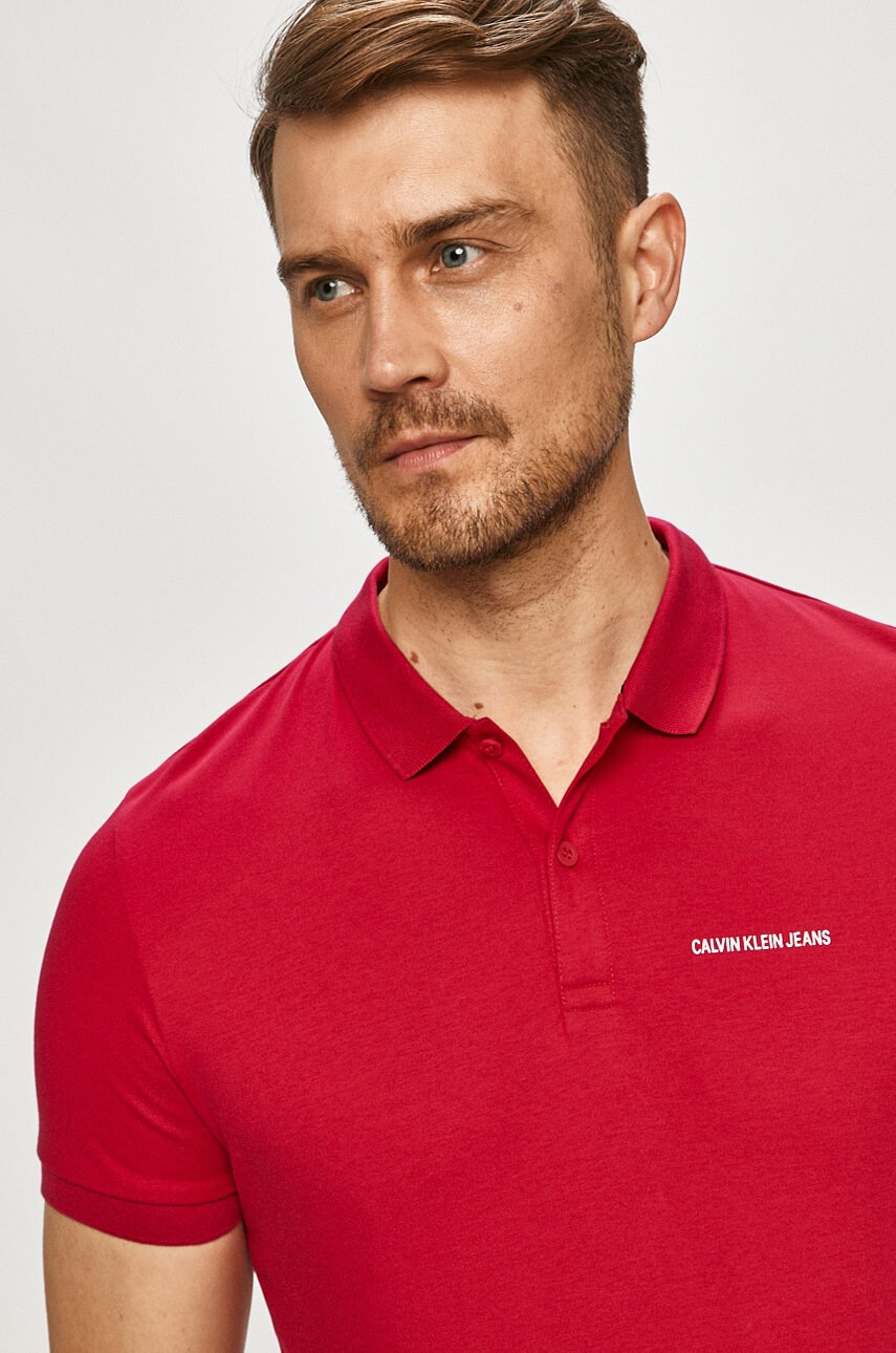 Calvin Klein Jeans Тениска с яка - Pepit.bg