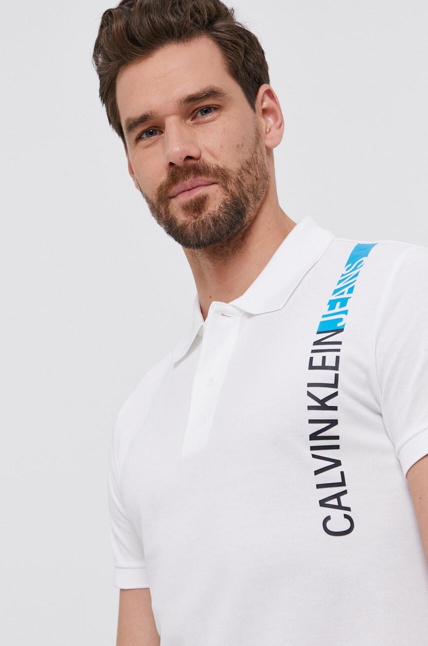 Calvin Klein Jeans Тениска с яка - Pepit.bg