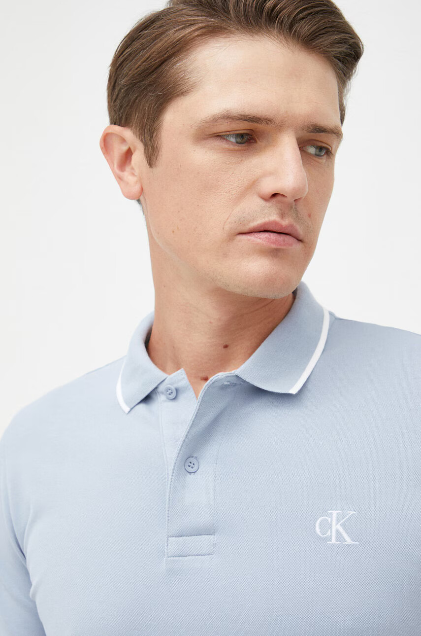 Calvin Klein Jeans Тениска с яка - Pepit.bg