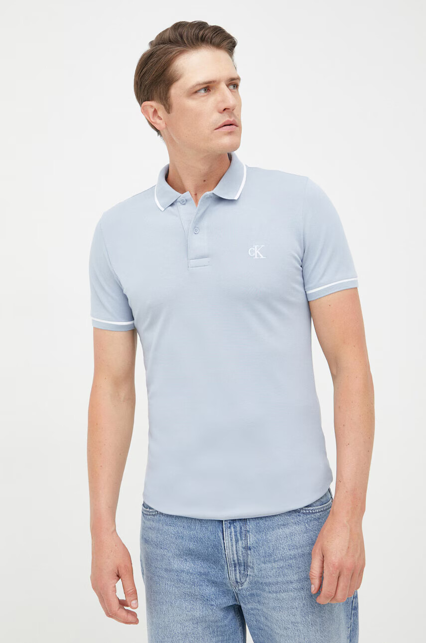 Calvin Klein Jeans Тениска с яка - Pepit.bg