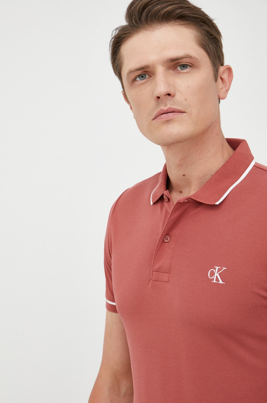 Calvin Klein Jeans Тениска с яка - Pepit.bg