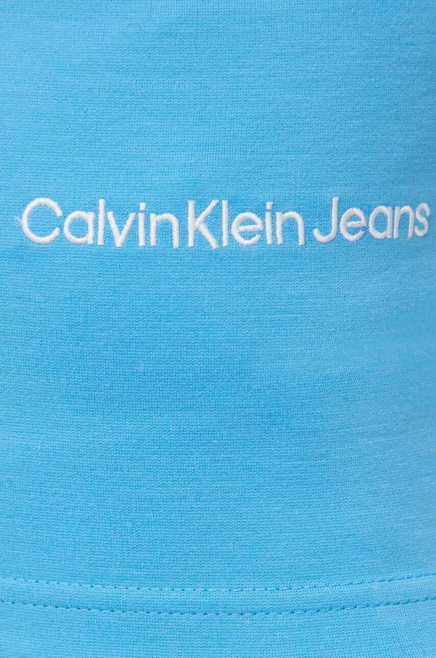 Calvin Klein Jeans Топ дамски в синьо с гол гръб - Pepit.bg