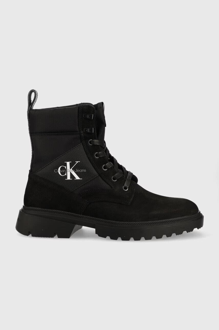 Calvin Klein Jeans Туристически обувки Chunky Hiking Boot в черно - Pepit.bg